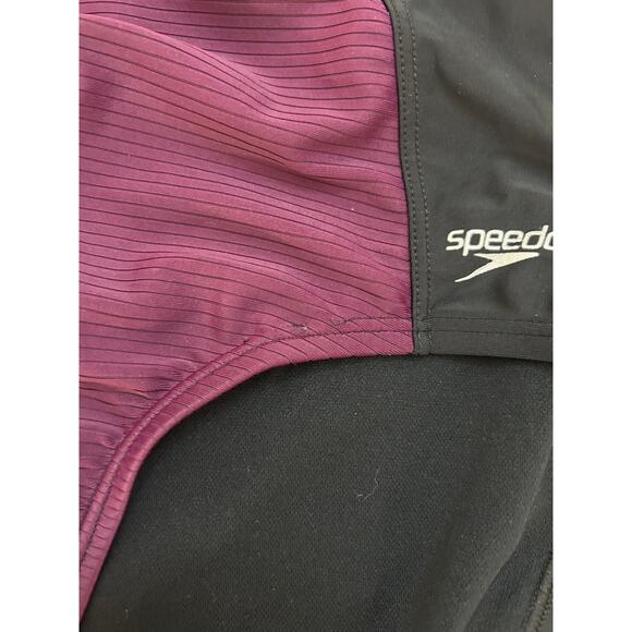 Speedo One Piece Womens Swimsuit Size Medium Moderate Cut Lined Top - Picture 3 of 7